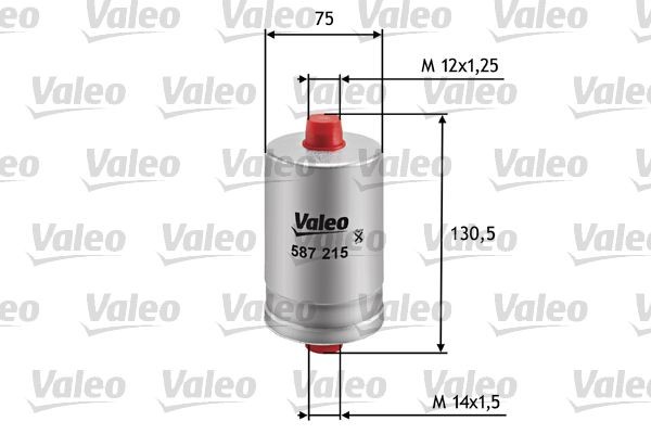 Valeo 587215 Kraftstofffilter FüR Alfa Romeo Audi CitroËN Daimler Ferrari Saab-image
