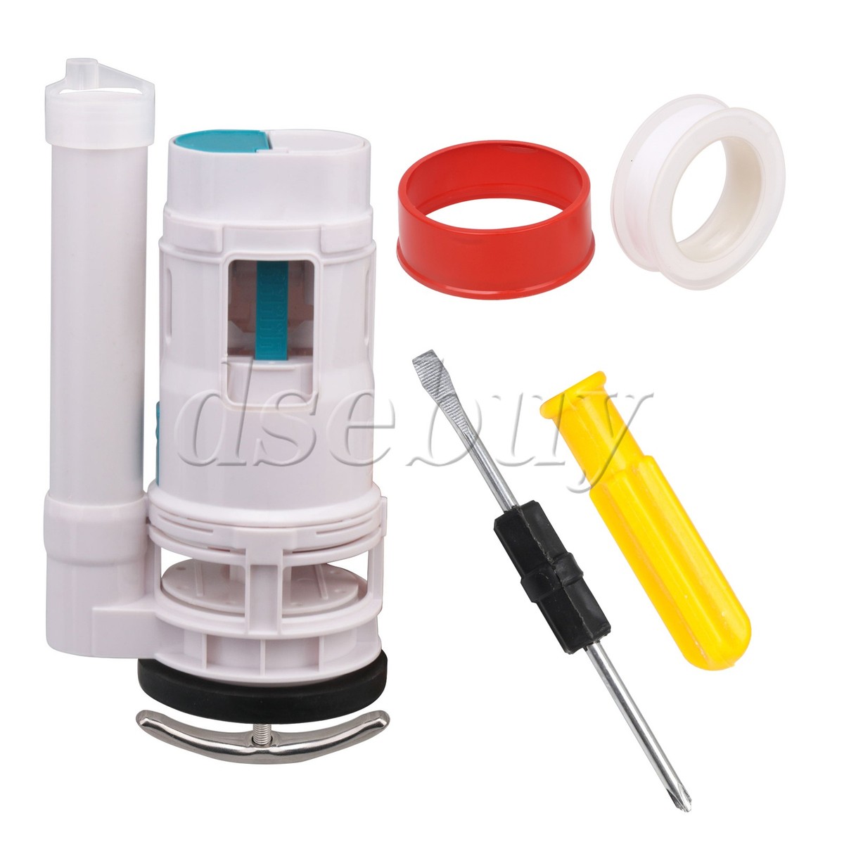 30Pcs Toilet Connected Water Tank Dual Flush Fill Drain Valve 7.09