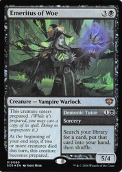 Emeritus of Woe Foil - Secrets of Strixhaven