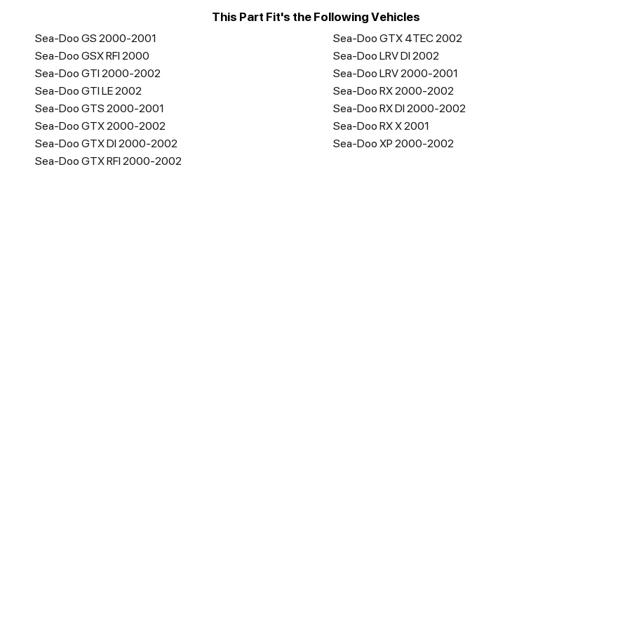 FLUSH KIT, '00-'02 SEADOO MERC - Image 2 of 2