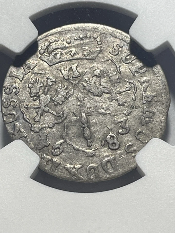 Germany - Brandenburg 6 Groschen 1683 HS Friedrich Wilhelm NGC XF40 - Image 4 of 4