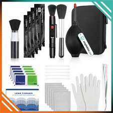 Camera cleaning set 16 pcs DSLR lens sensor cleaning lens pen bellows and much more
