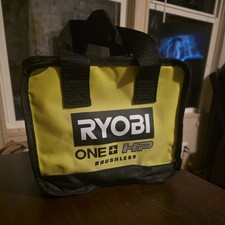 RYOBI ONE+ HP Tool Canvas Contractor Bag Tote w/ Zipper Green Black Size 10x8x6