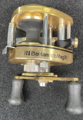 Shimano Bantam Pro Mag 100XSG Gold Baitcasting Reel Vintage Made in Japan