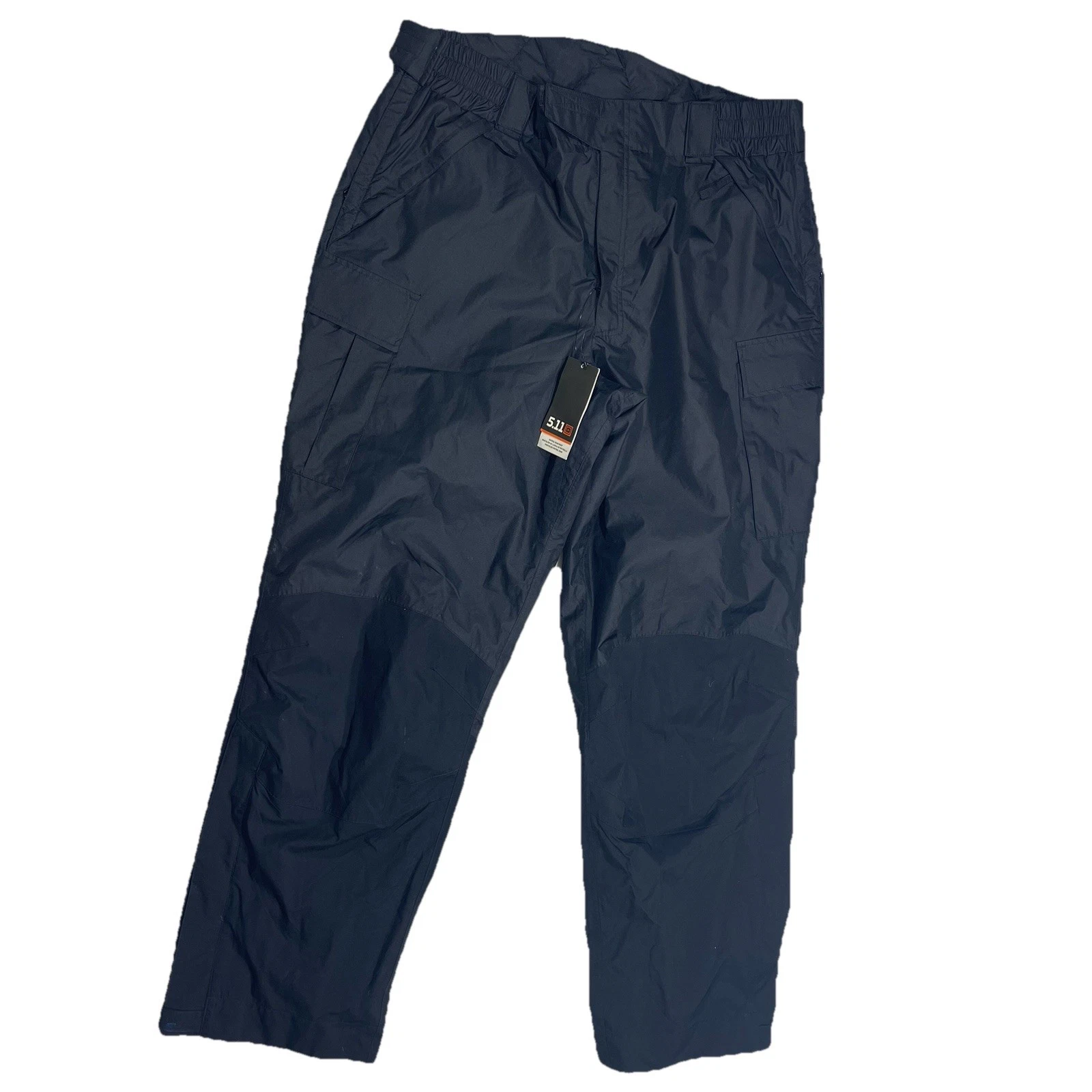5.11 Tactical Mens 2XL Long Black Patrol Rain Pants Waterproof Nylon NWT J11