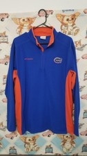 Florida Gators L Columbia Pullover Fleece 1/4 Zip Jacket Shirt