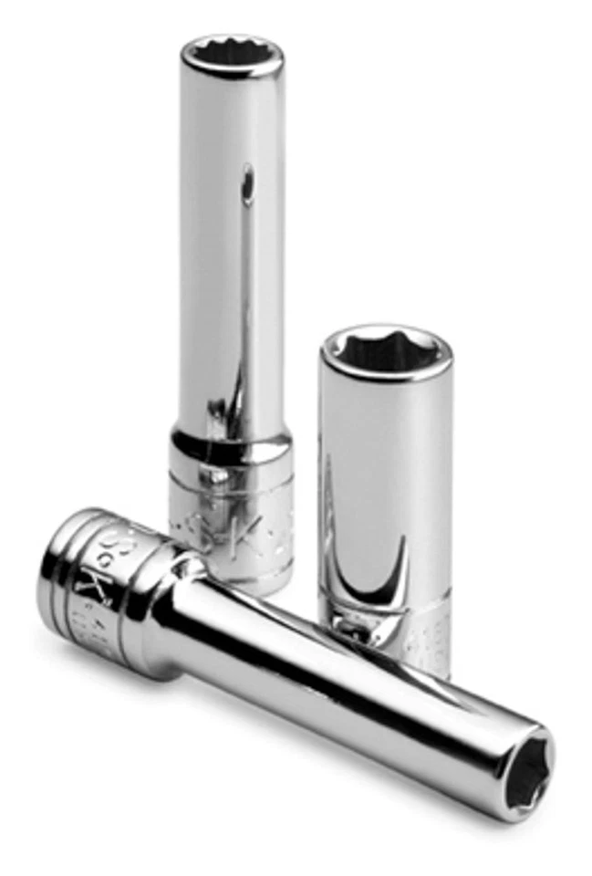 SK Tools Deep Socket - Chrome, Metric, 6 Point, 3/8" Drive, 20 Mm (SK8420) - Image 1 of 1