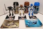Lego Bionicle Original Toa Nuva Lot Of 3 (Onua, Pohatu, Gali) 100% CIB -1 Manual