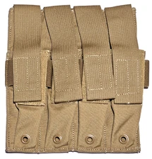 T&E FirstSpear HK QUAD curved mag pocket 6/9 MOLLE Coyote brown 4 magazine pouch