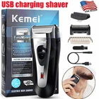 Men's USB Electric Shaver Trimmer Razor Rechargeable Hair Beard Shaving Machine
