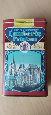Blechdose Alte Dose Lambertz Aechte Aachener Printen Retro Vintage Keksdose