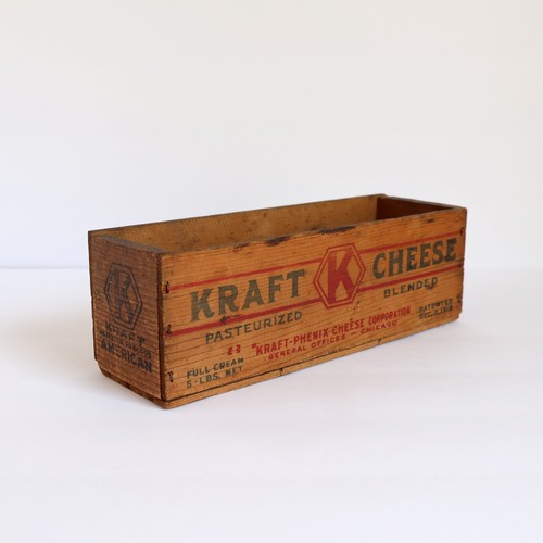 Vintage Kraft Cheese Wooden Box Kraft Cheese Company eBay