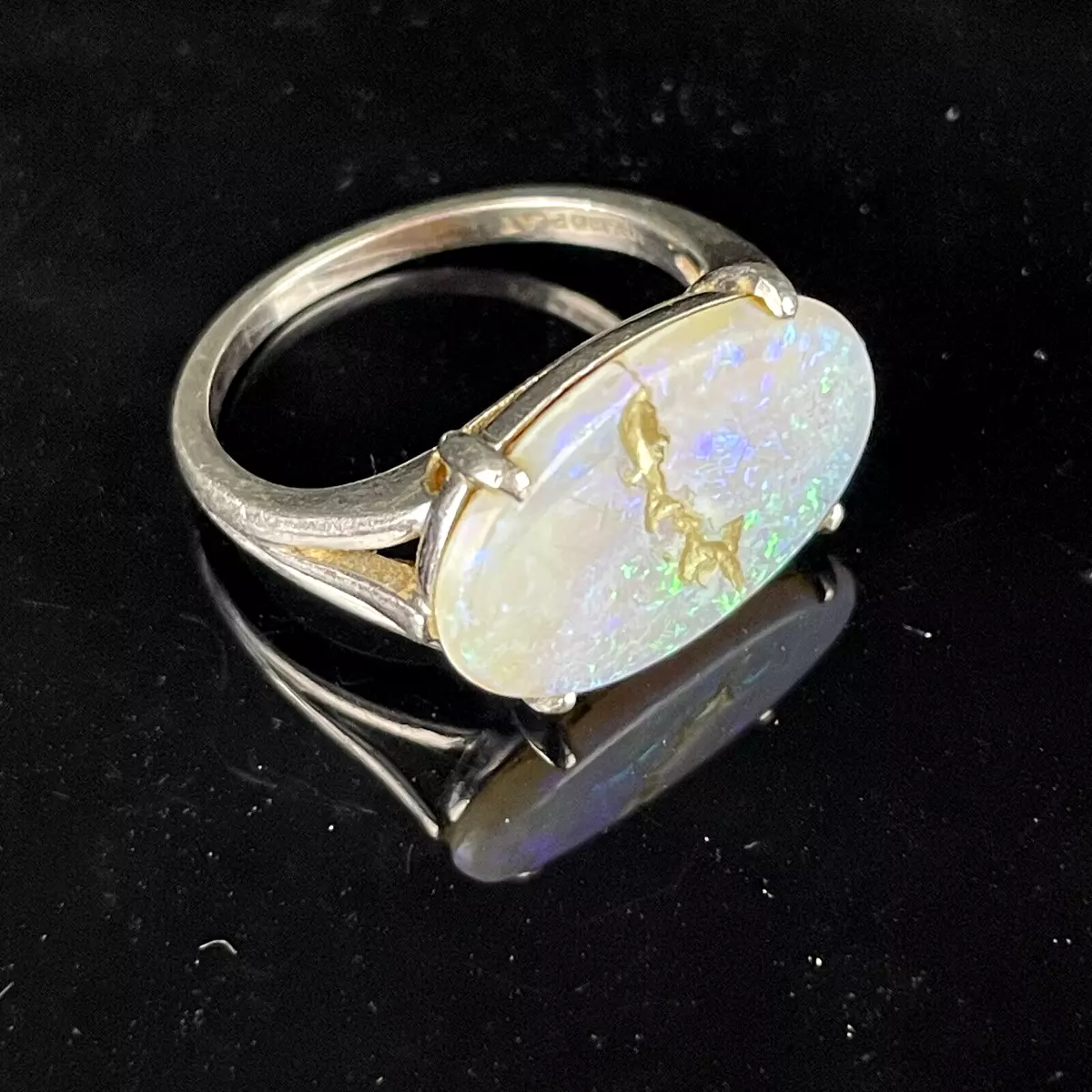 Opal Channel Inlay Ring – Driftwood Maui & Home By Driftwood