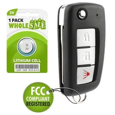 Replacement For 2014 2015 2016 2017 Nissan Frontier Flip Key Fob