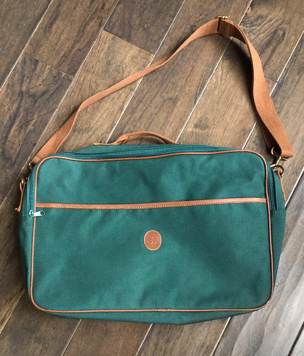 Vintage Polo Ralph Lauren Sport Green Messenger Travel Bag Vintage Polo Ralph Lauren Sport Green Messenger Travel Bag