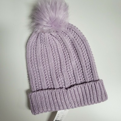 New York \u0026 Company Beanie Hat Lavender 