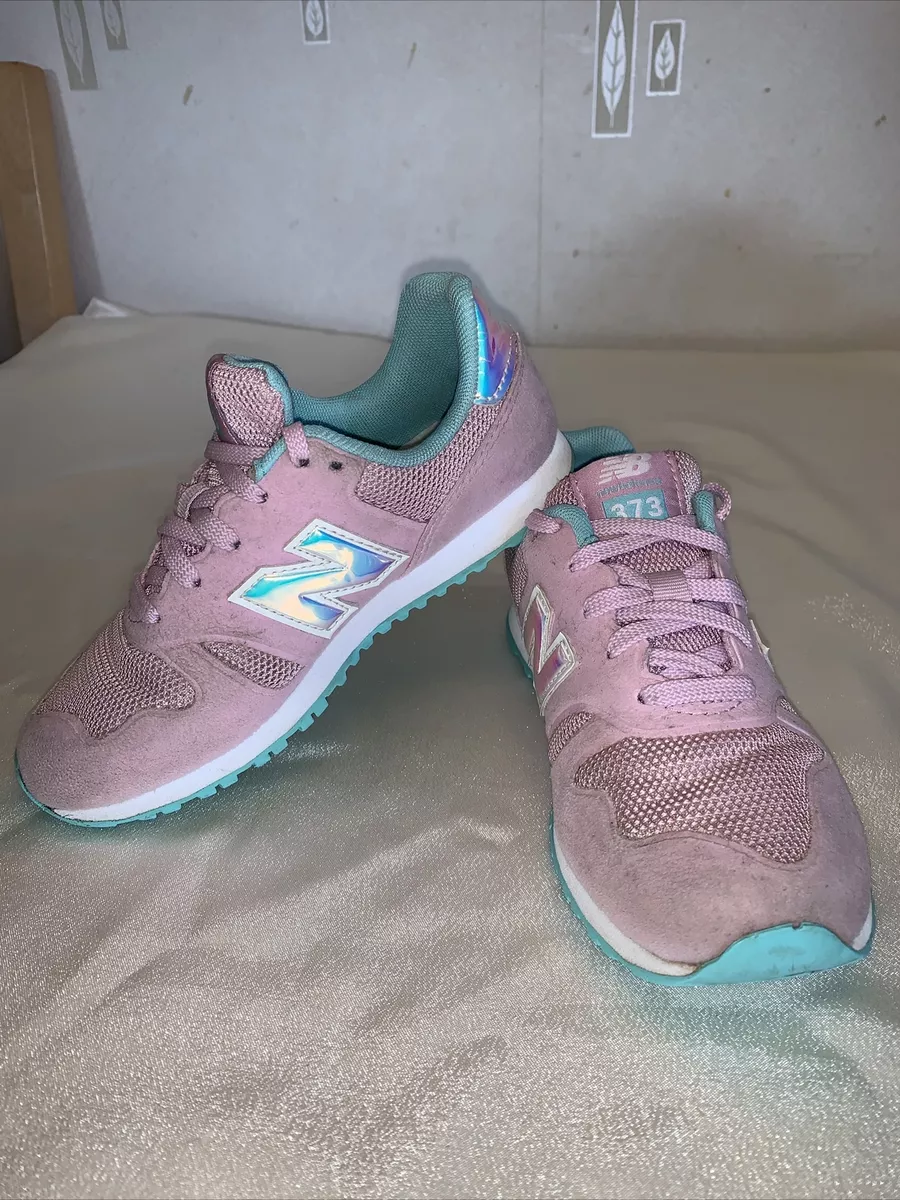 NEW BALANCE 373 GIRL S PINK TRAINERS SIZE UK 12 M KIDS EUR 30.5