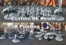 Custom 8K Resin 3D Printing Service/ STL Files/ Custom Minis, Terrain, Anything