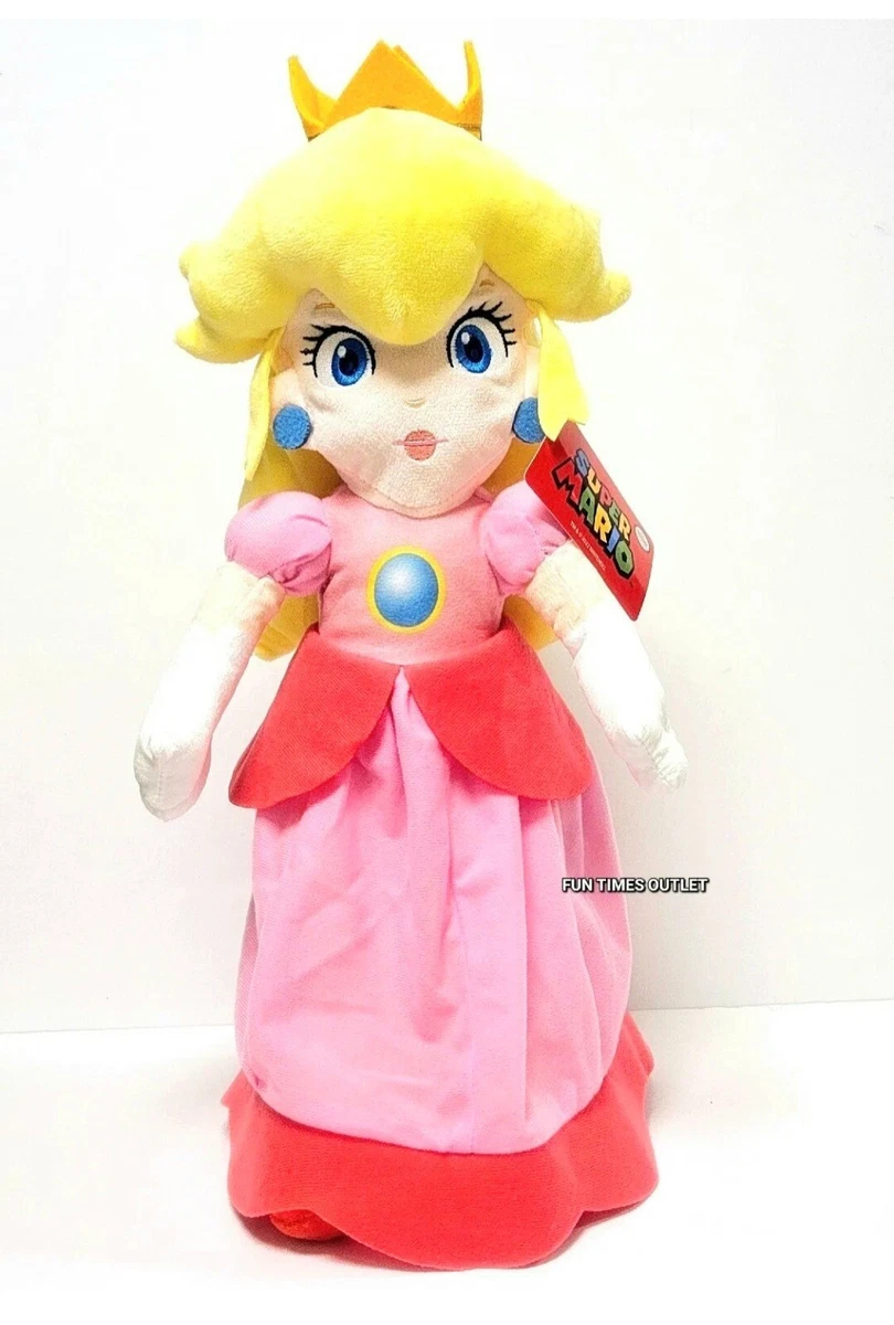 Nintendo Official Super Mario Full body Soft Plush, 12 Large - Princess  Peach 