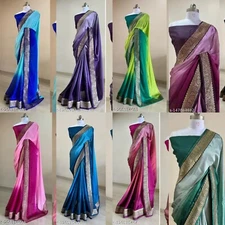 Women's Silk saree with blouse Piece