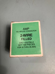 AMP TEL - SPLICE CONNECTOR 2 WIRE FILLED, P/N 1-552795-2