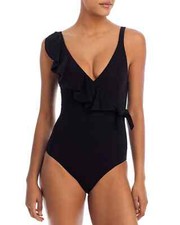 Profile by Gottex Ruffle Wrap Front Tummy Control One Piece Swimsuit, Sizes