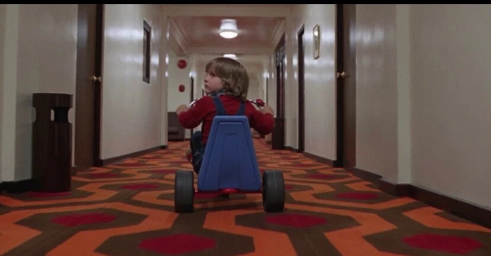 The SHINING sock inspired OVERLOOK HOTEL rug inspired crew sock - Image 3 of 4