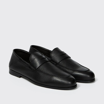 Harrys Of London Wilson II Black Deerskin Loafer  11.5 US Penny $750 Harrys Of London Wilson II Black Deerskin Loafer 11.5 US  main image 3