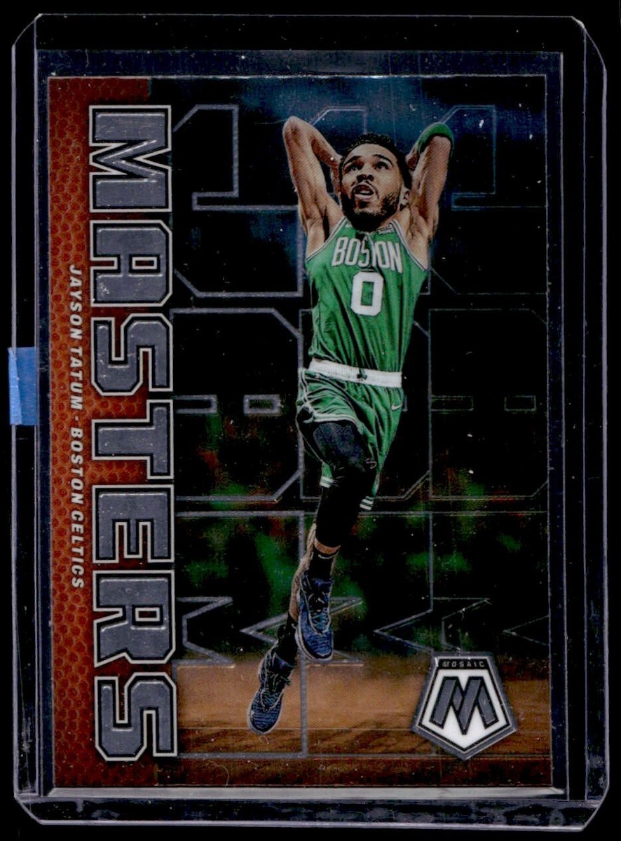 CELTICSテイタム ジャージー　M サイン付き Jason Tatum 2022-23 Panini Mosaic Jayson Tatum Jam Masters #3 Boston Celtics