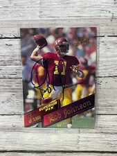 1995 Superior Pix Autographs #11 Rob Johnson /3000