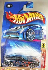 2004 Hot Wheels 131 Ferrari Heat 45 Ferrari 550 Maranello Black Wchrome 5 Sp 2004 Hot Wheels 131 Ferrari Heat 45 Ferrari 550 Maranello Black Wchrome 5 Sp