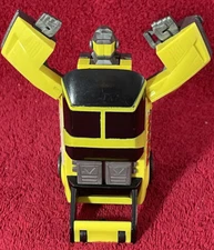 Ertl Pow-R-Trons Yellow Turboid Transform Robot 1985 Transformer Friction