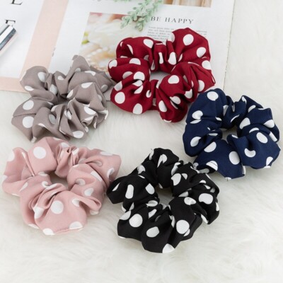Korean style Polka dot Creative Hair band Ladies Fabric Head rope headwear  UK