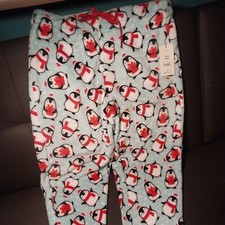 secret treasure pajama pants Size Small 4-6 penguin print