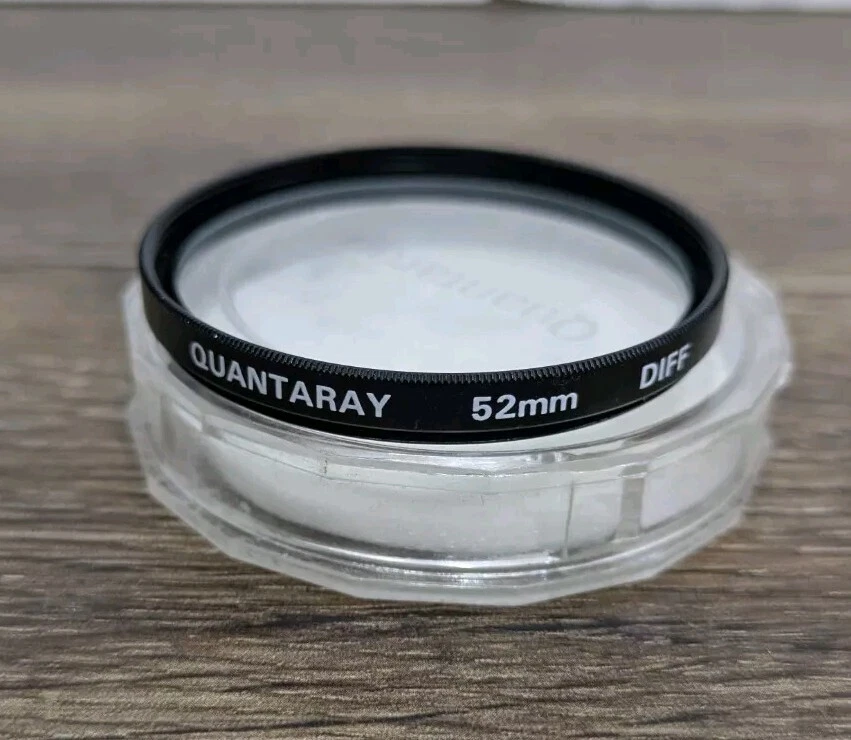 Quantaray 52mm DIFF Diffusion Camera Lens Filter Made in Japan 24-166-1628 - Image 3 of 4