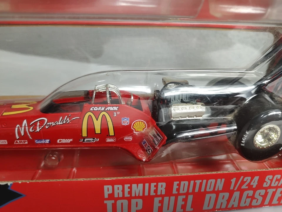 De colección 1996 Racing Champions Top Fuel Dragster 1/24 NHRA McDonalds Adulto Nuevo Foto 2 de 4