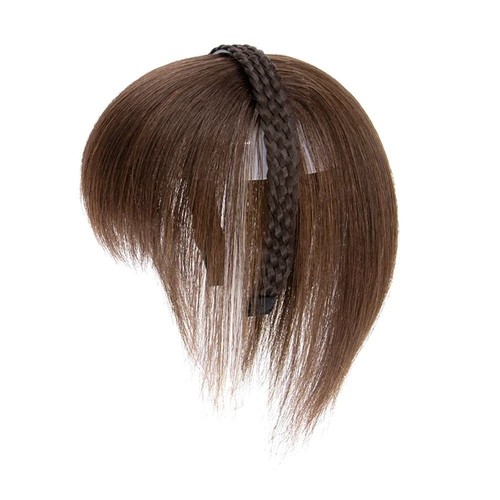 Invisible Bangs Hair Hoop Synthetic Natural Hair Clip Wig Bangs Headband Women - Picture 14 of 14