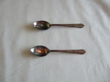2 x EPNS Silver Plate Sugar Spoons A1 