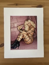 Paris Hilton Fine Art Photography Lachapele Print Matted Editorial Archive