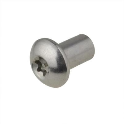 Pack of 100 Stainless A2 304 Button Post Torx Barrel Nut M8 x 1.25p ...