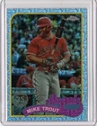 2024 Topps Series 1 MIKE TROUT 1989 Silver Pack Mojo Refractor Card #17 Angels