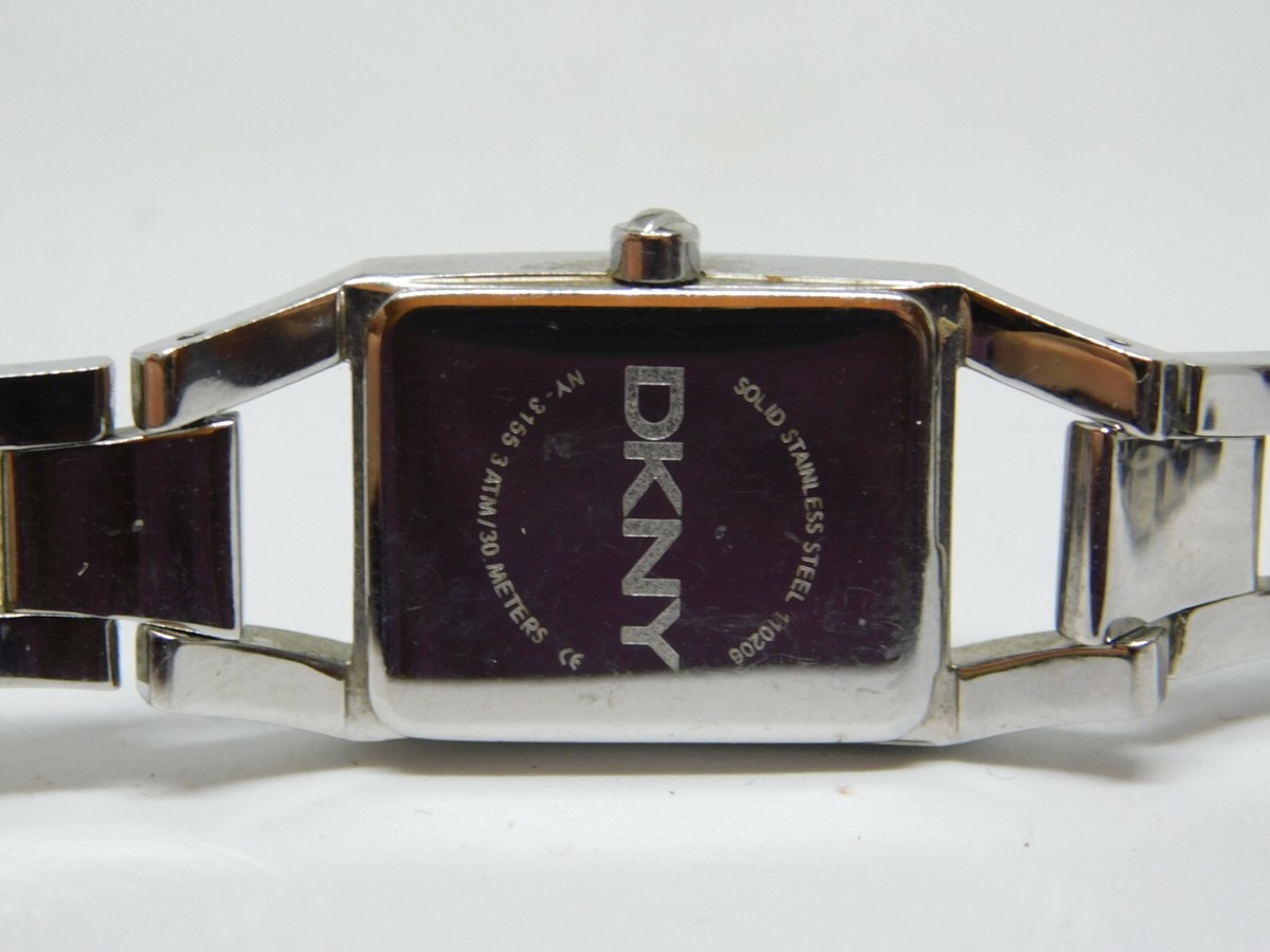 DKNY-110606 NY-3155 3ATM/30Meters Solid StainlessSteel Ladies Watch. New battery DKNY Quartz 30 m (3 ATM) Water Resistance Wristwatches for  main image 2