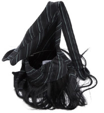 Borsa Kiko Kostadinov Doris mezzanotte seta capelli rifiniti