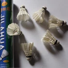 BABOLAT 12pcs White Goose Feather Shuttlecocks Badminton Ball Sport Training Game Fans