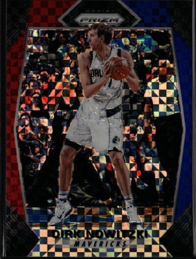 2017-18 Panini Prizm #91 Dirk Nowitzki Prizms Red White Blue M002