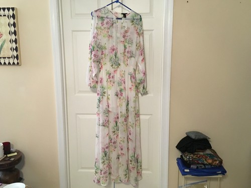 H\u0026M Womens Dress Long Sleeve Maxi Long 