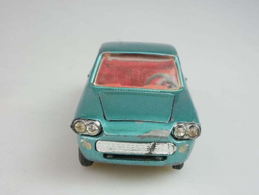 Ancienne Voiture Miniature Politoys FIAT SIATA 1500 - Années 60 Avec Boîte - État Collector