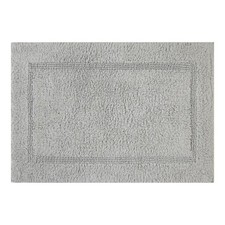 Better Homes Gardens 17x24" Soft Silver Cotton Reversible Bath Rug