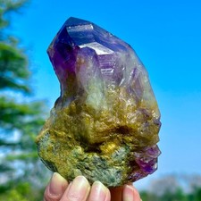 478G Natural Amethyst Cluster Quartz Crystal Backbone Mineral Specimen Healing