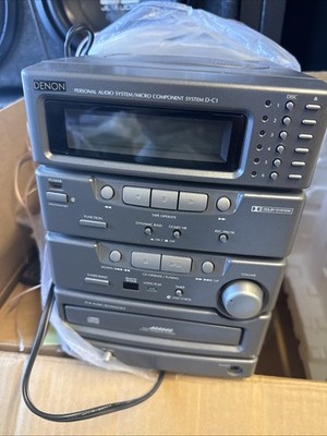 Denon D-C1 Personal Micro Component System CD Changer Cassette AM